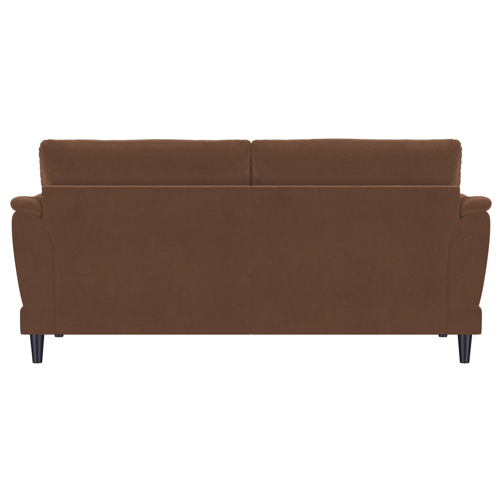 Dania - Sofa With Tufted Arms - Rust