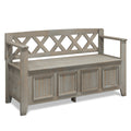 Amherst - Entryway Storage Bench - Light Brown
