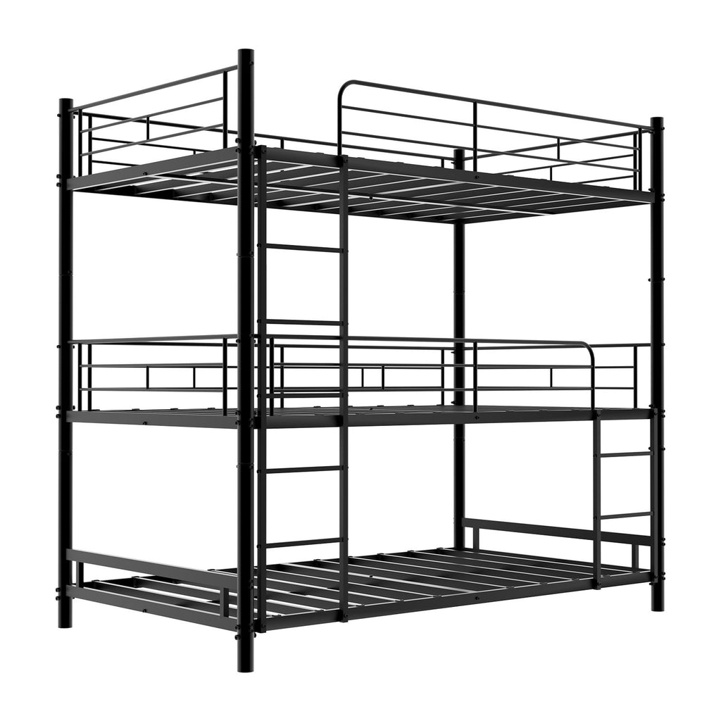 Triple Frame Bed With Built In Ladder