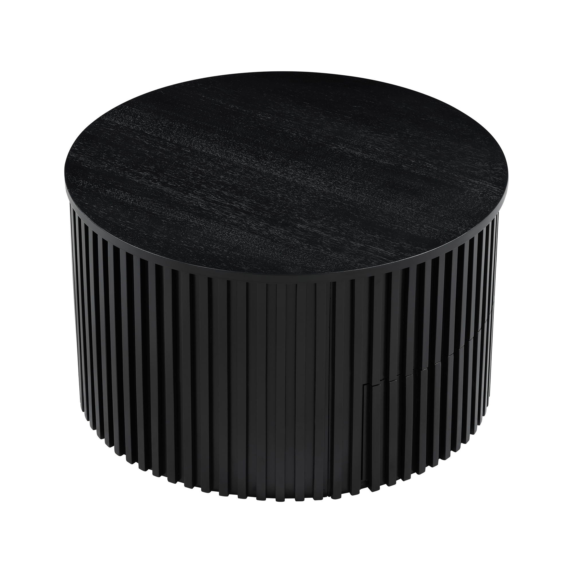 Round Lift Top Coffee Table With Hidden Storage For Living Room