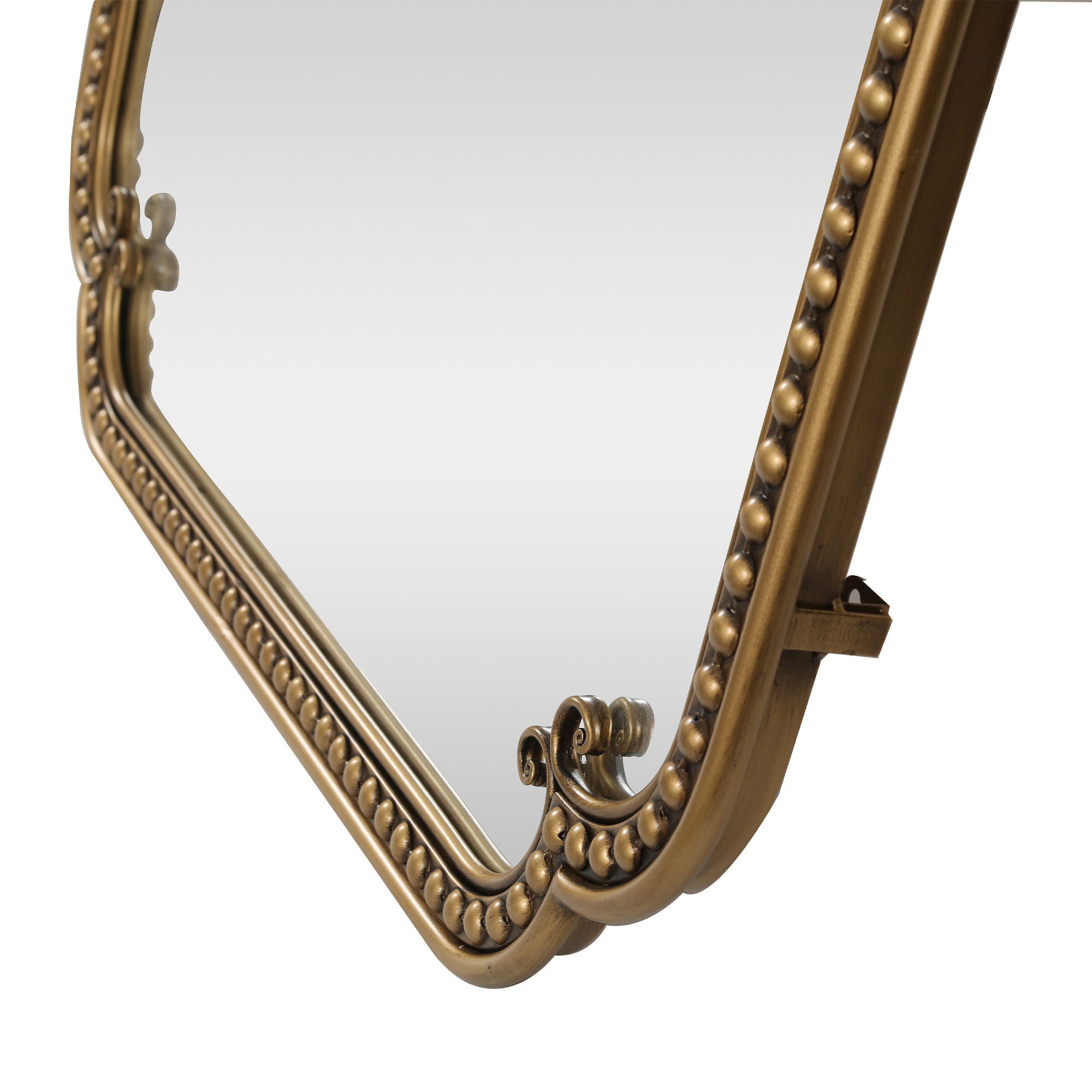 Full Length Mirror With Stand, Floor Standing Dressing For Bedroom - Antique Gold
