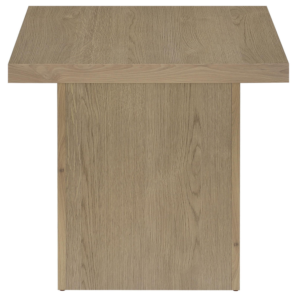 Eldridge - Coffee Table Set With Chunky Square Tops