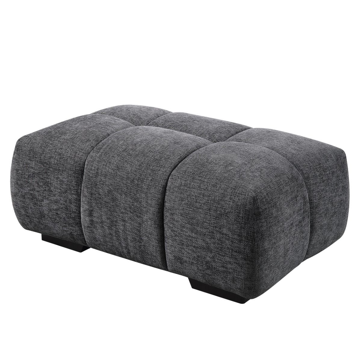Chosen - Ottoman - Gray Chenille