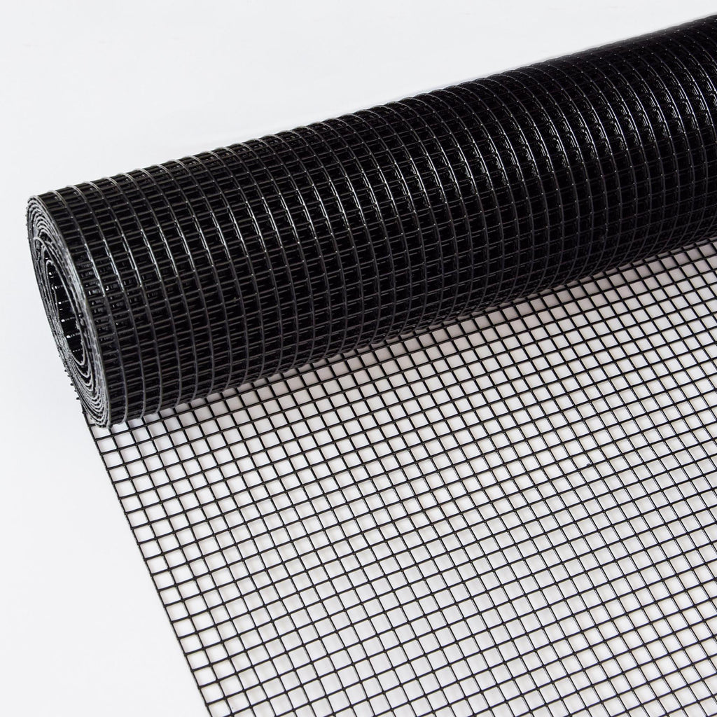 Vinyl Coated Hardware Cloth, For Poultry Netting And Home Improvement - Black