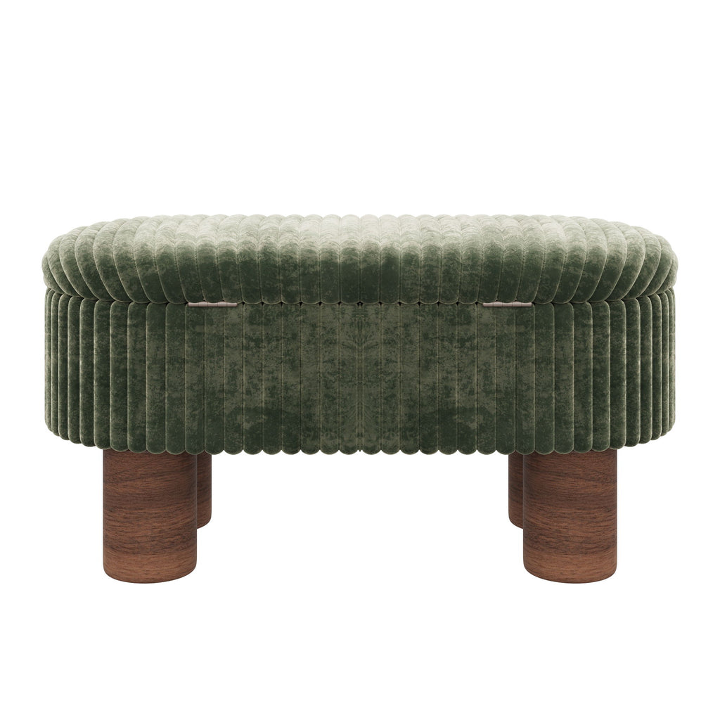 Modern Storage Ottoman Bench For Living Room