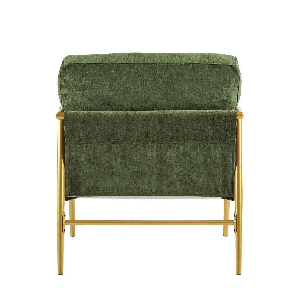 Modern Accent Chair With Cushions, Cozy Seating