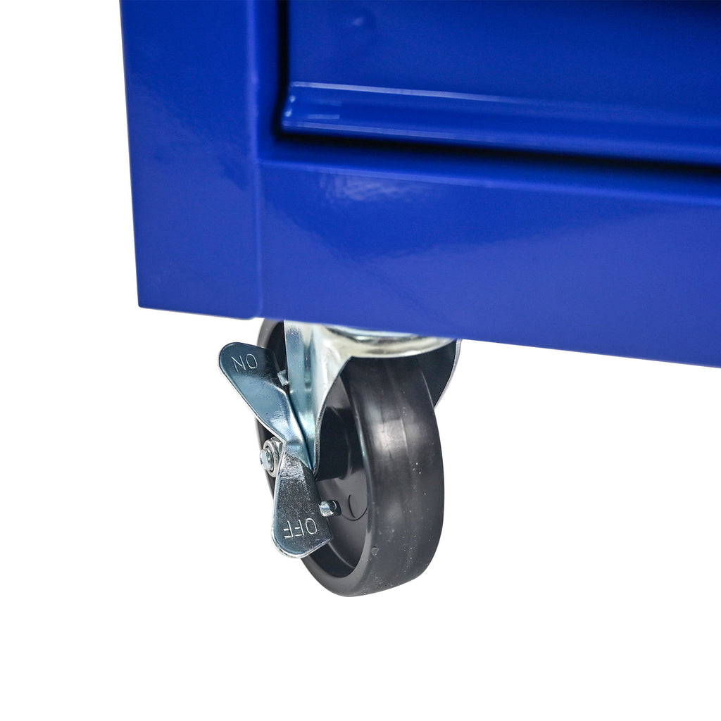 Rolling Metal Tool Chest With Drawers, Steel Storage Cabinet With Ball Bearing Slides