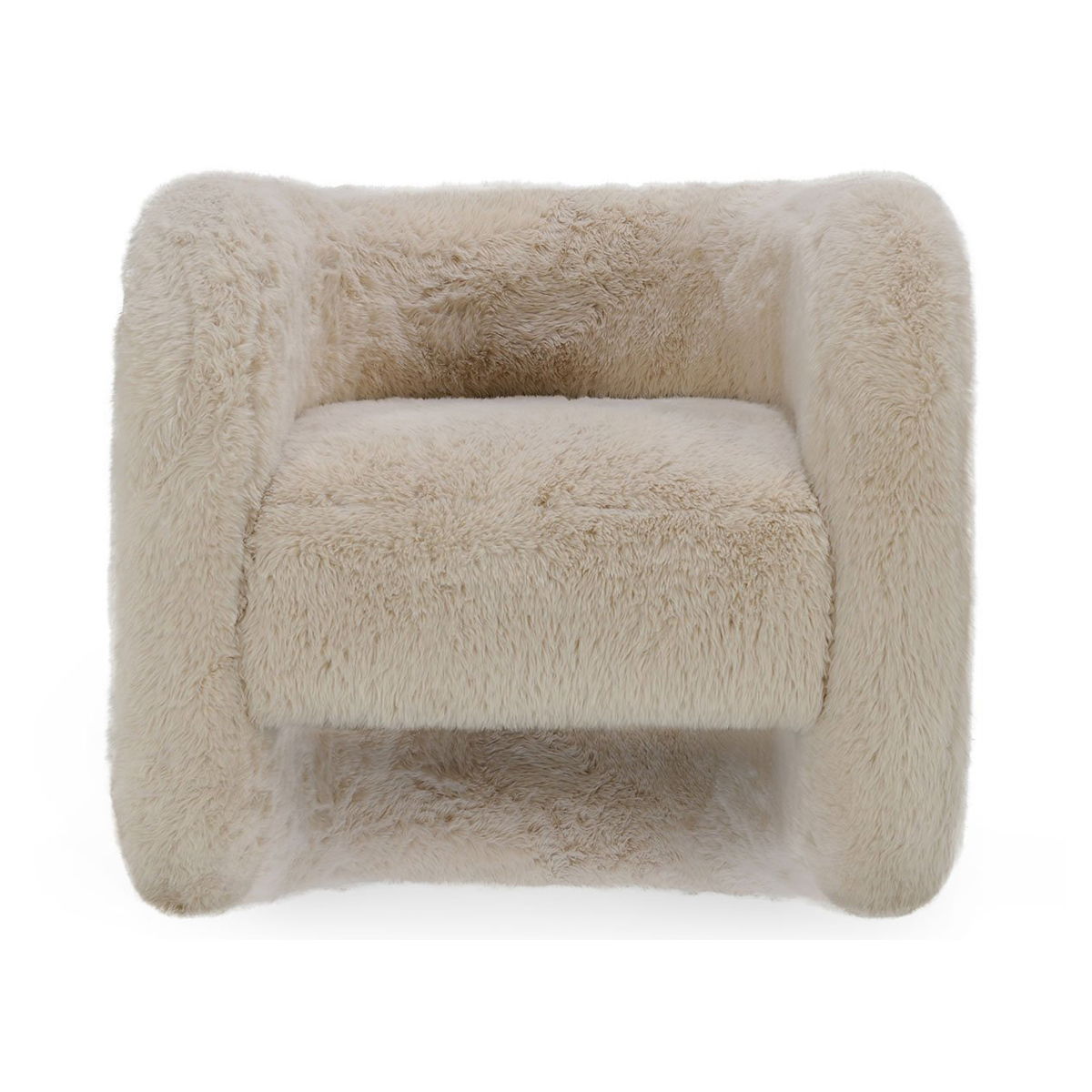 Teddy - Plush Accent Chair - Beige