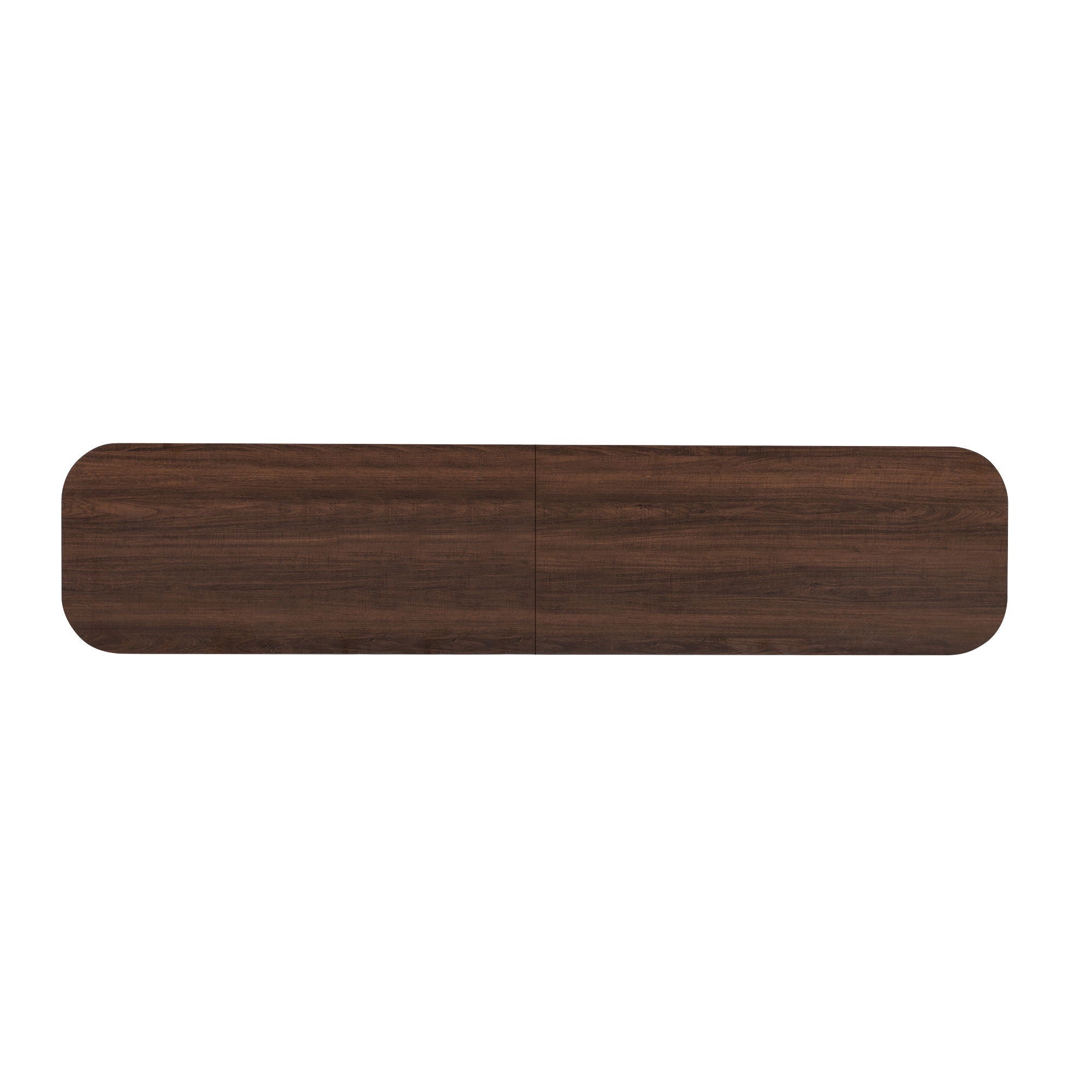 70" TV Stand With Ample Storage, Refined Curved Corners - Dark Brown