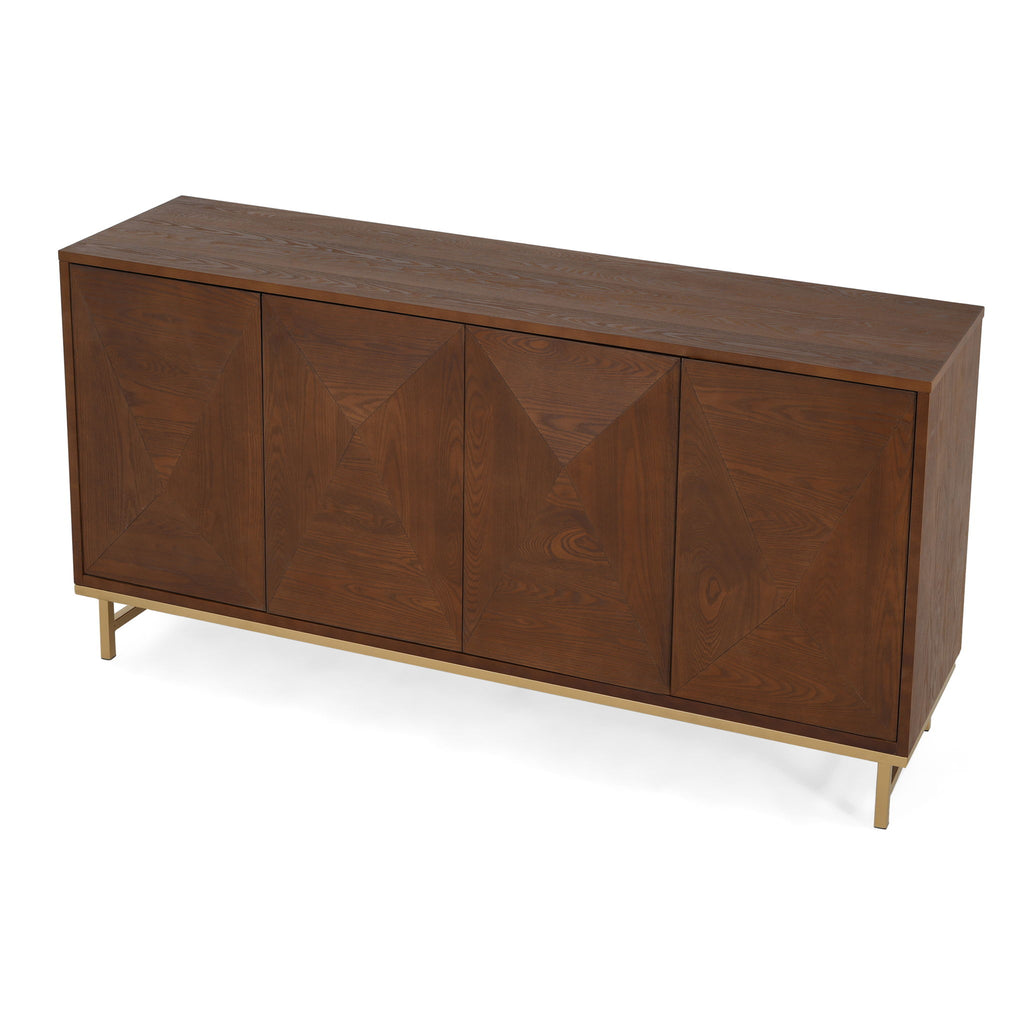 Tamid - Modern Wide Handcrafted Sideboard With Adjustable Shelves