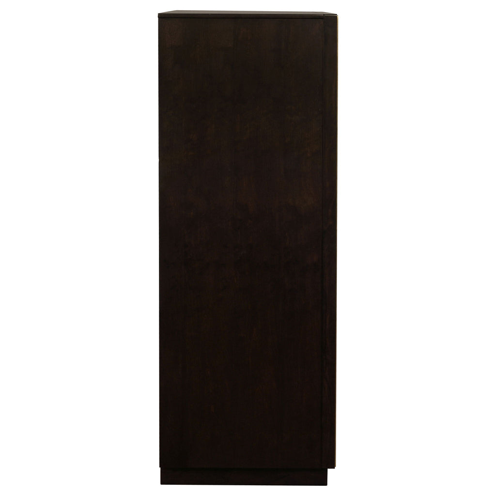 Prescott - 5 Drawer Chest - Brown