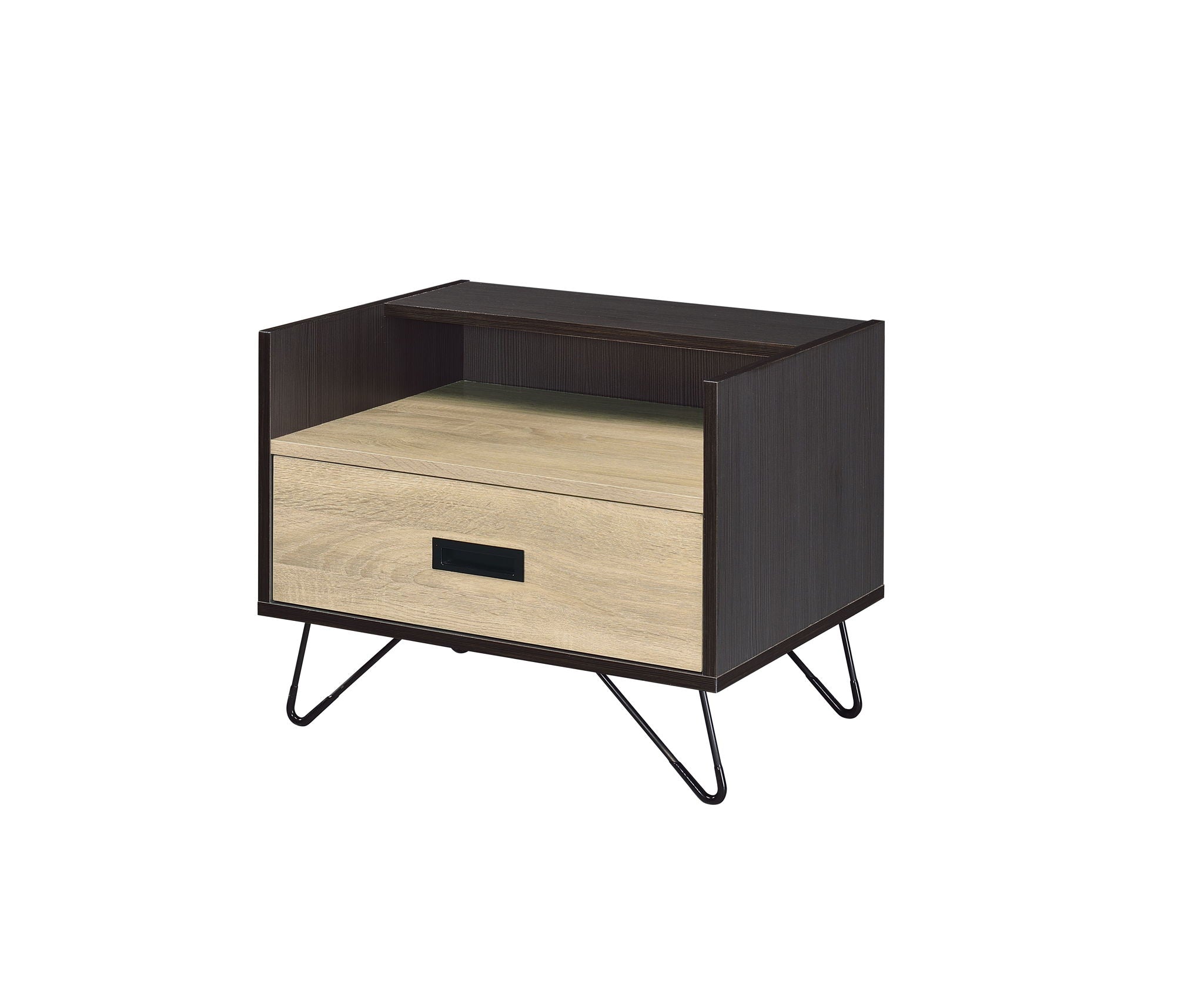Melkree - Accent Table With Display & Utility Function - Black