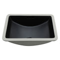 Modern Ceramic Undermount Bathroom Sink With Overflow, High Quality