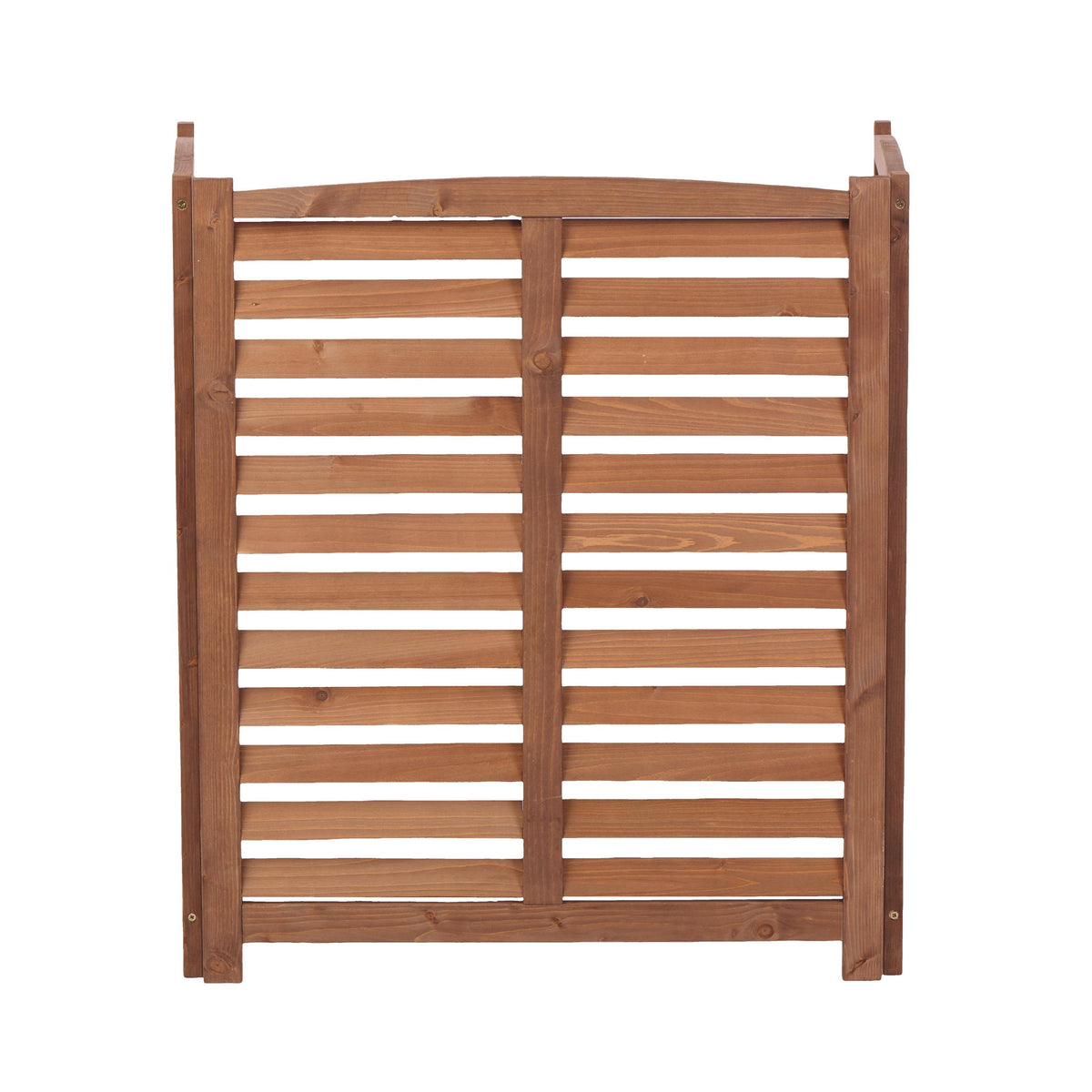 3 Panel Outdoor Wooden Air Conditioner Fence