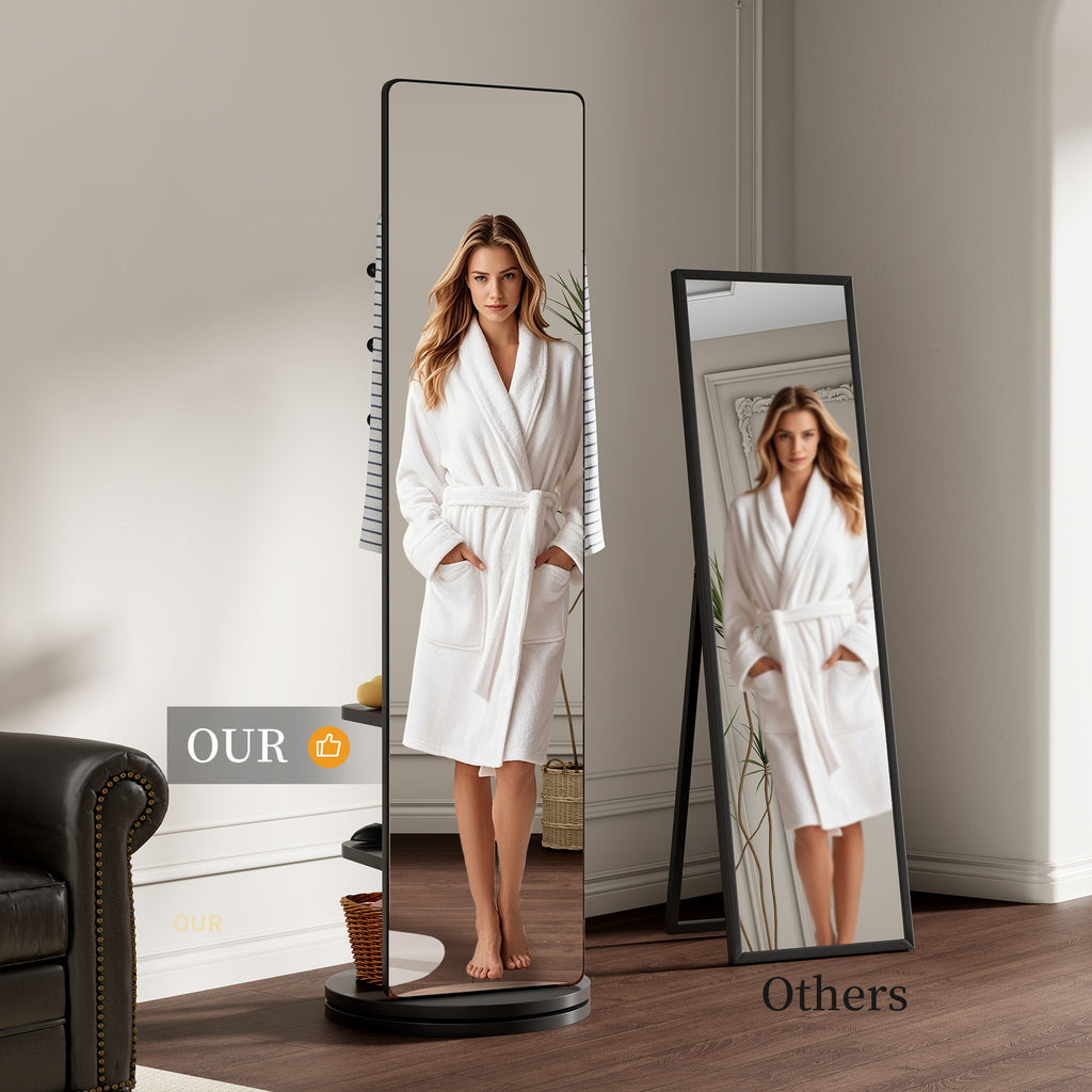 3 In 1 Multifunctional Full Length Clothing Mirror
