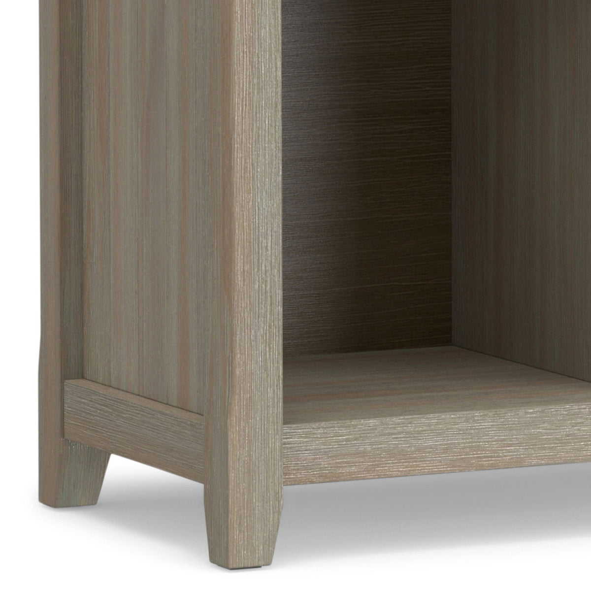 Acadian - 8 Cube Storage Sofa Table - Light Brown