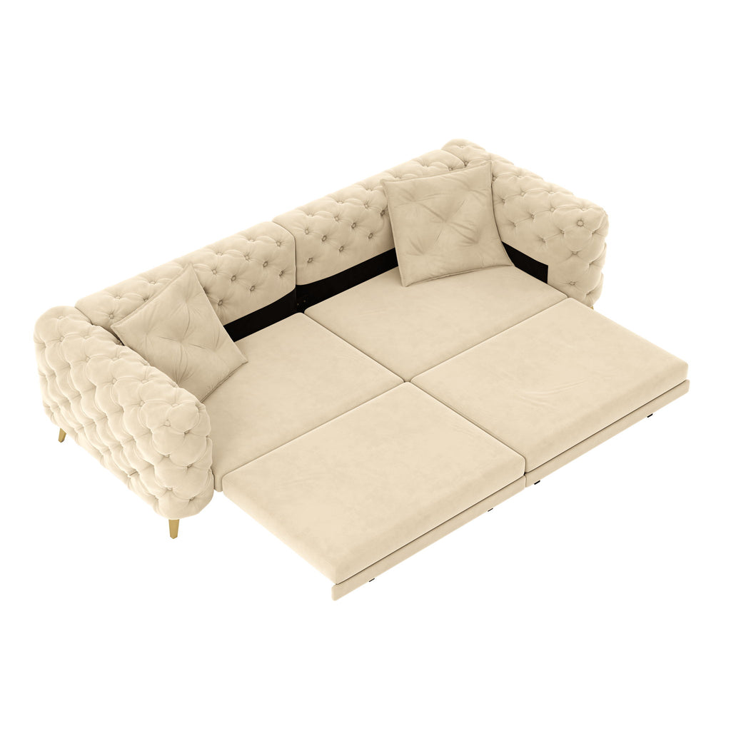 3-In-1 Convertible Sleeper Sofa