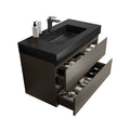 Alice - Bathroom Vanity With Sink, Wall Mounted, Floating