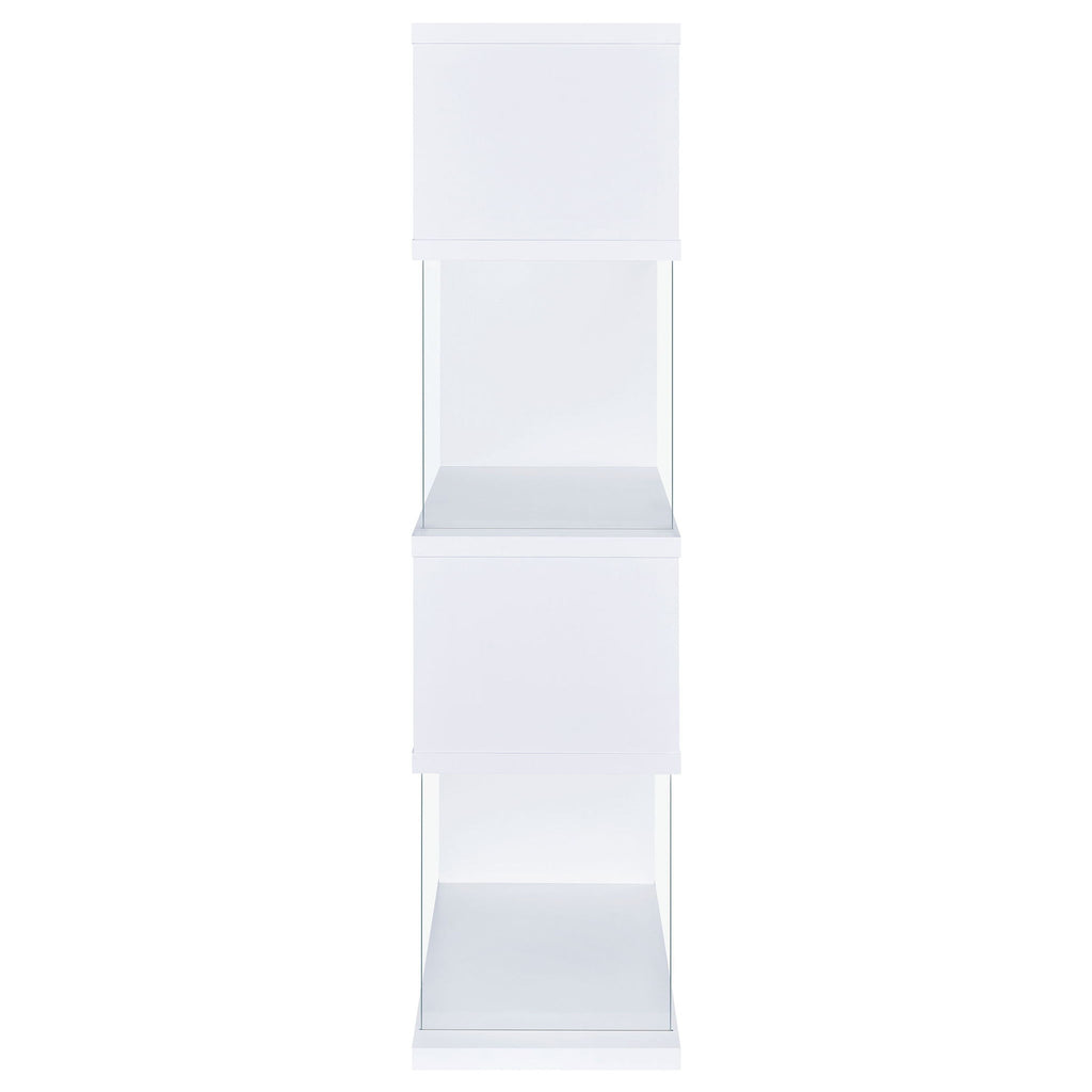 Elias - 4 Shelf Bookshelf With Zigzag Design