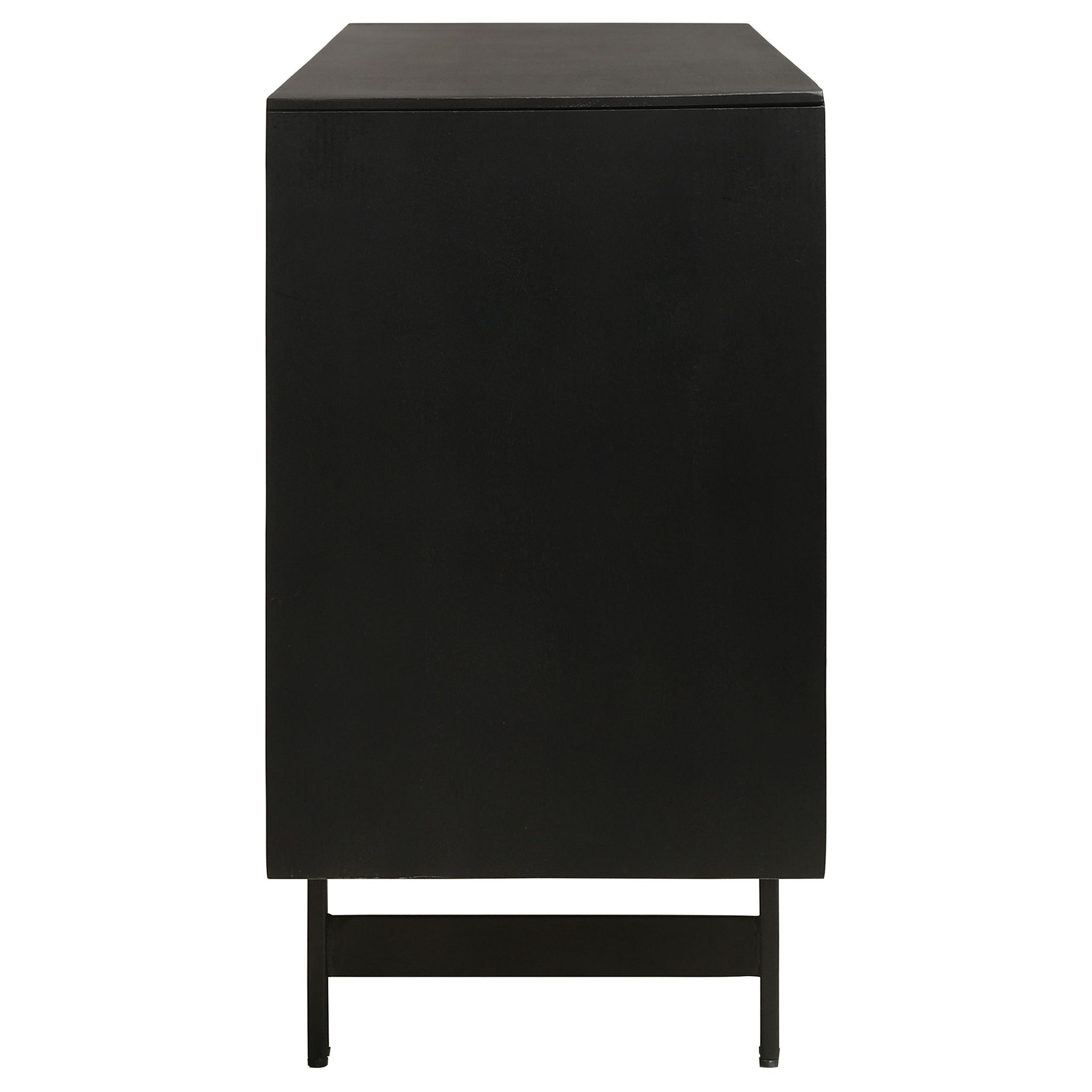 Madrid - 3 Door Accent Cabinet Doors - Natural / Black