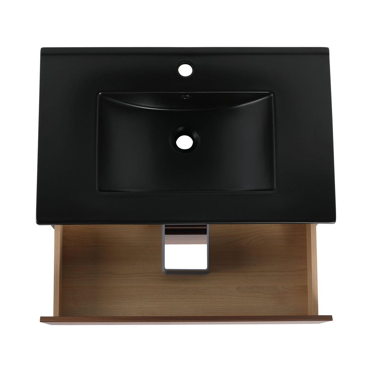 Wall Mounted Bathroom Vanity With Sink, 2 Soft Close Drawers