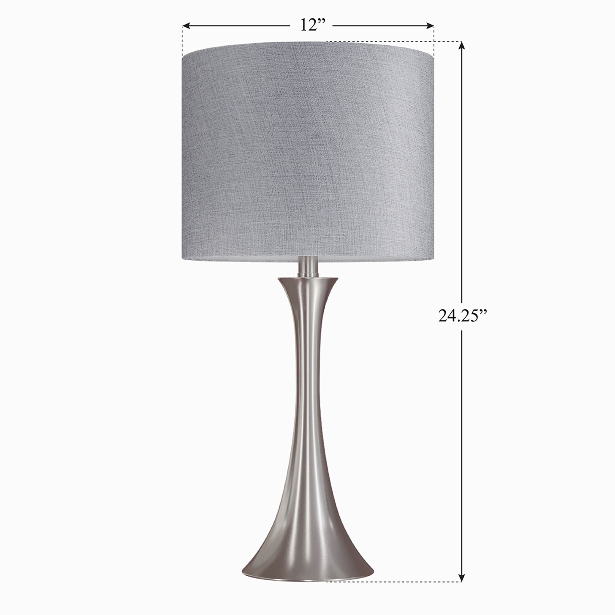 Lenuxe - Contemporary Semi Gloss Table Lamp (Set of 2)