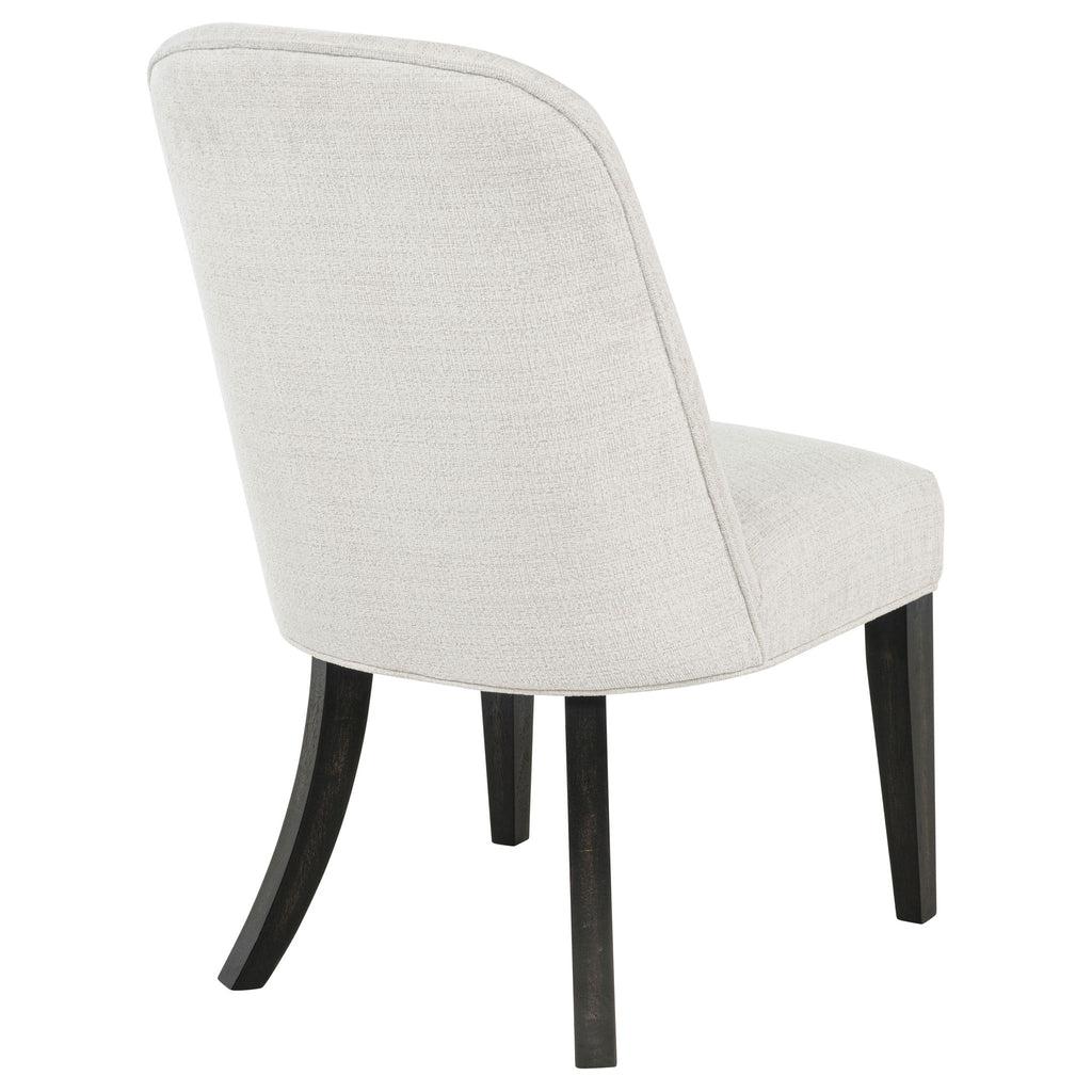 Bangor - Upholstered Dining Side Chair (Set of 2) - Black / Cream