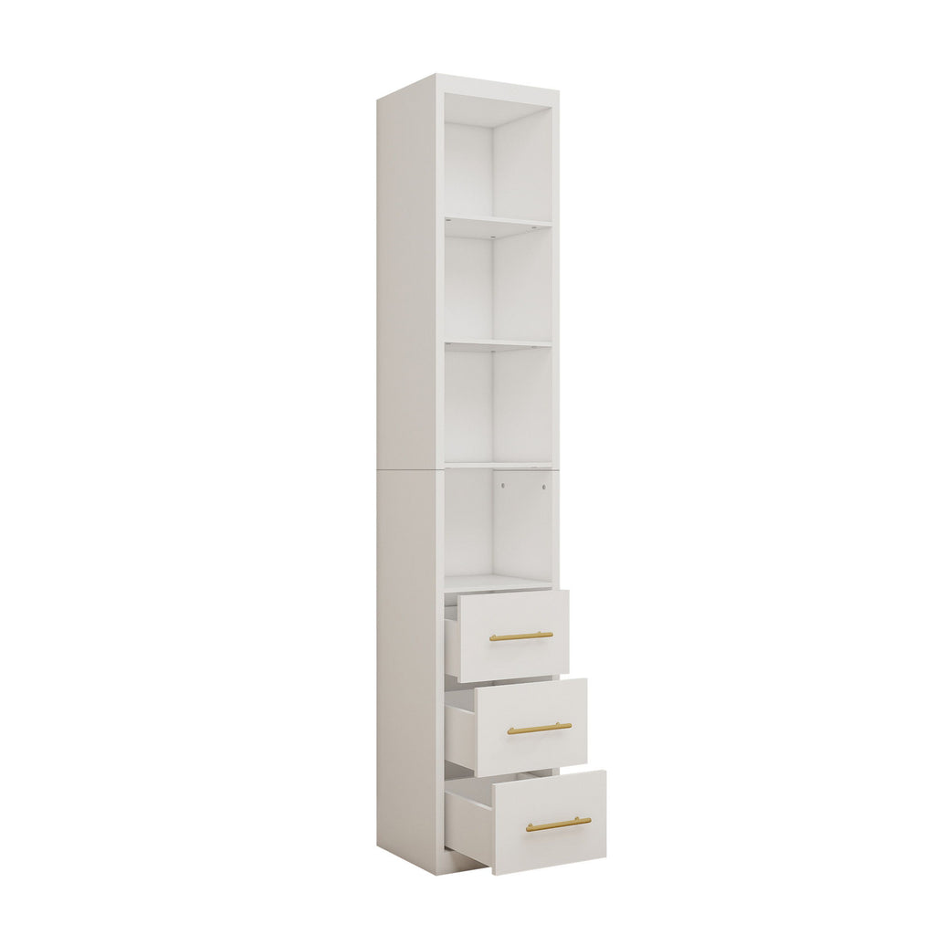Tall Storage Cabinet With Drawers And Shelves