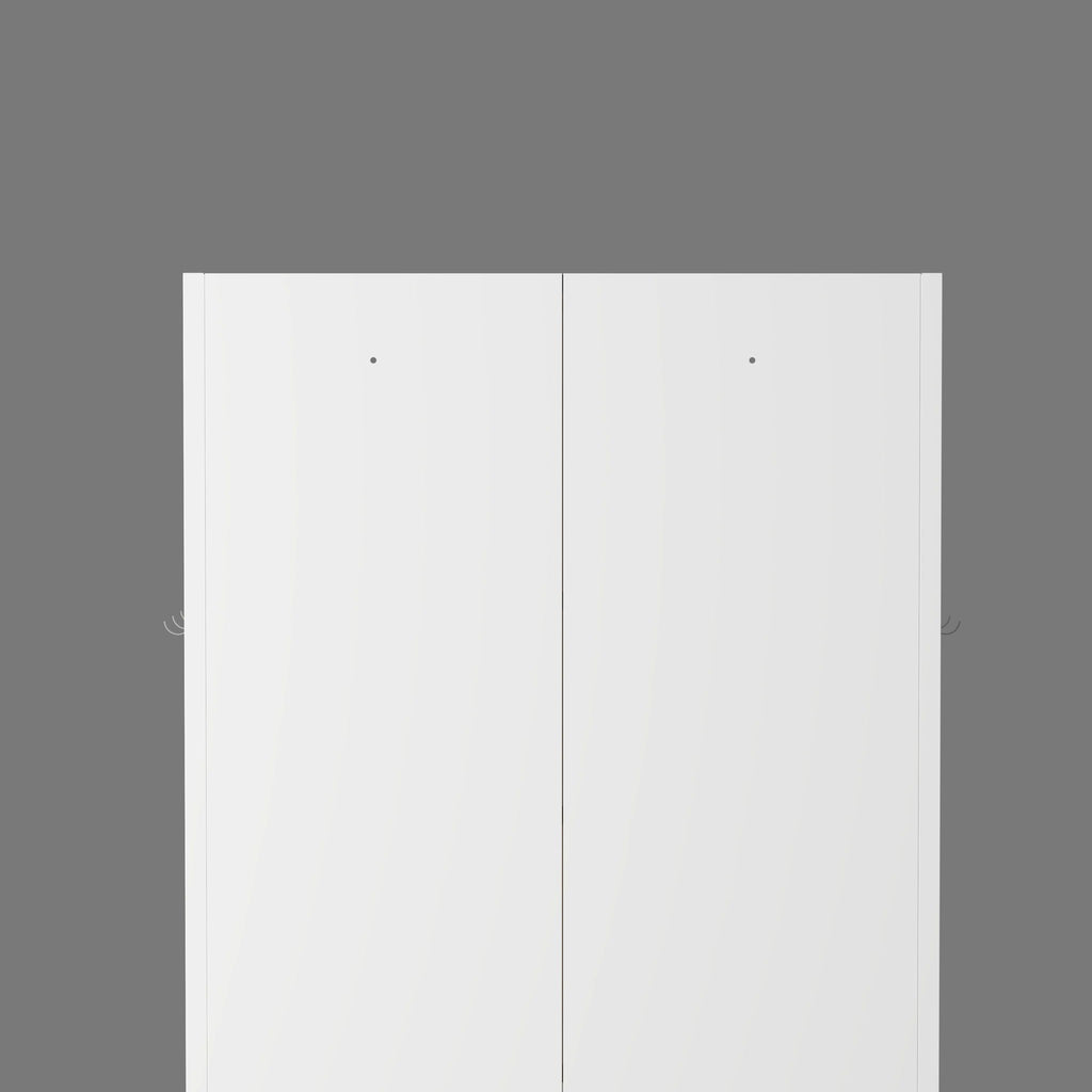 Pantry Cabinet With Adjustable Shelves Freestanding Kitchen Storage Organizer - White