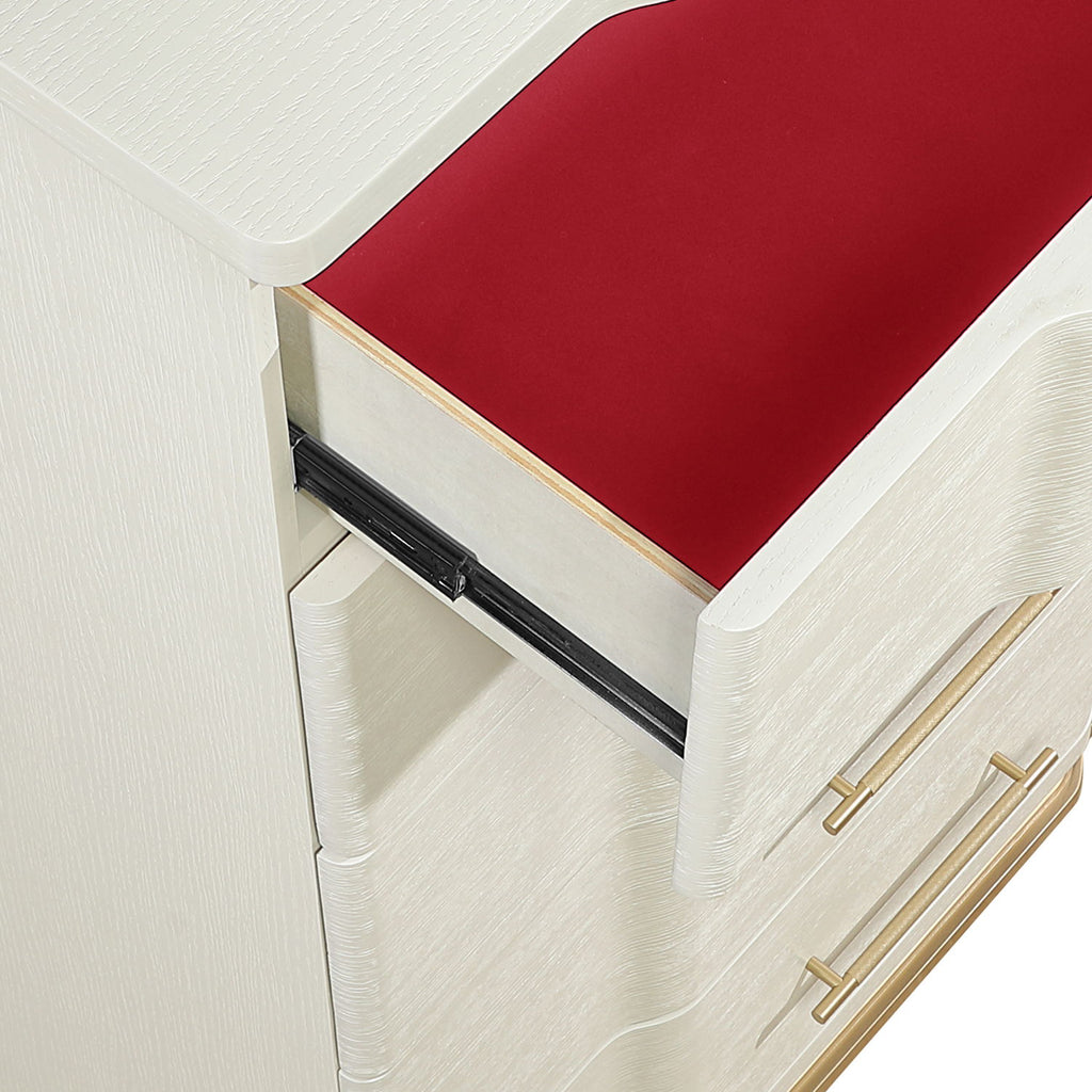 Lexington - 5 Drawer Chest - Beige