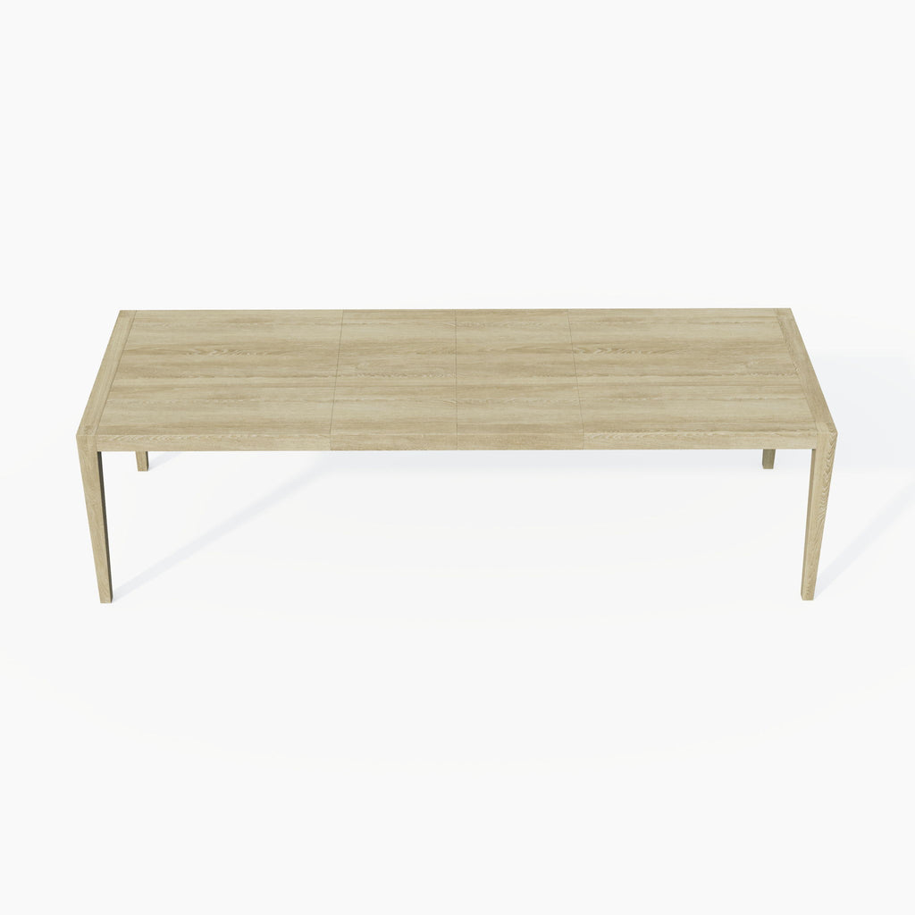Adeline - Rectangular Dining Table With Leaves - Natural Wood Wash