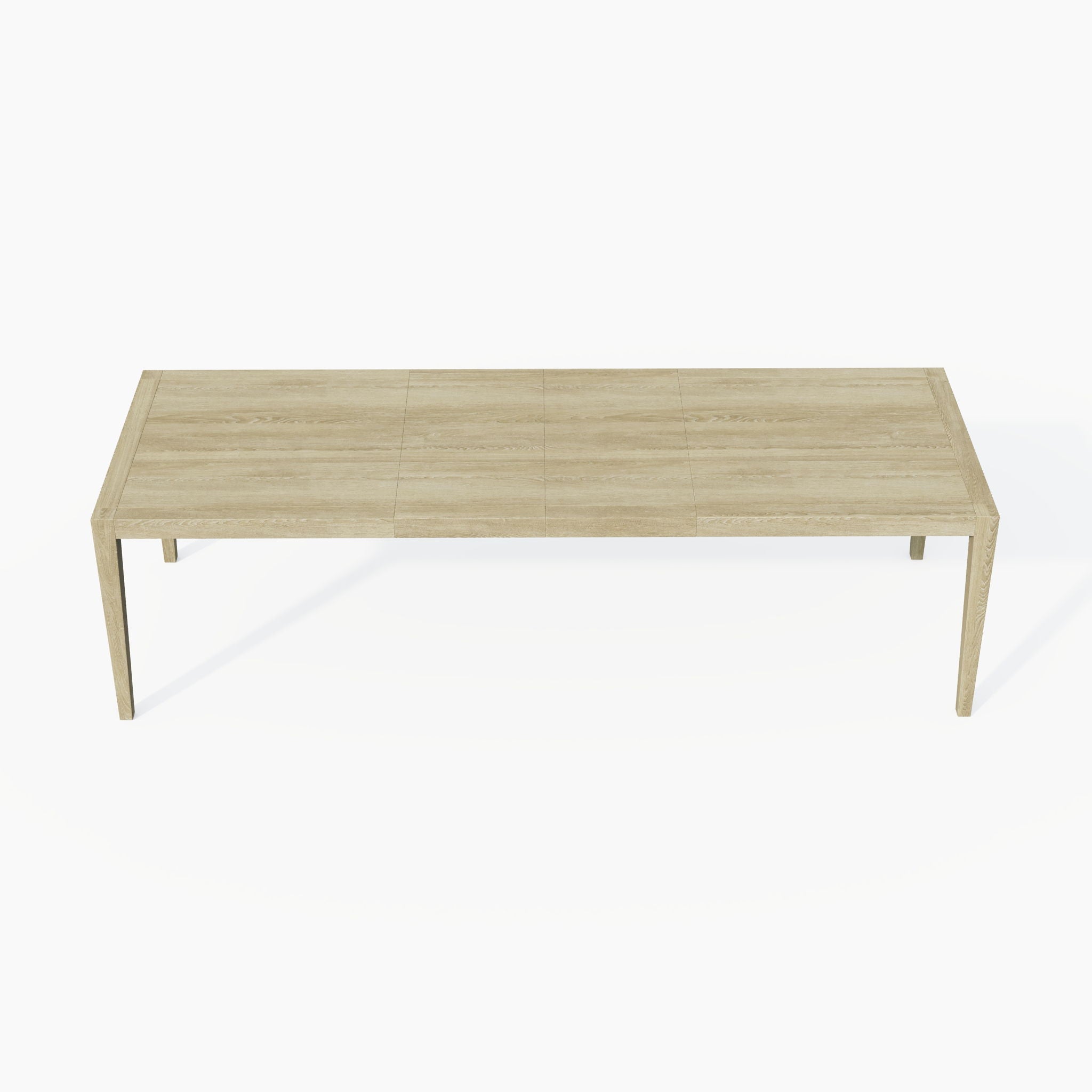 Adeline - Rectangular Dining Table With Leaves - Natural Wood Wash