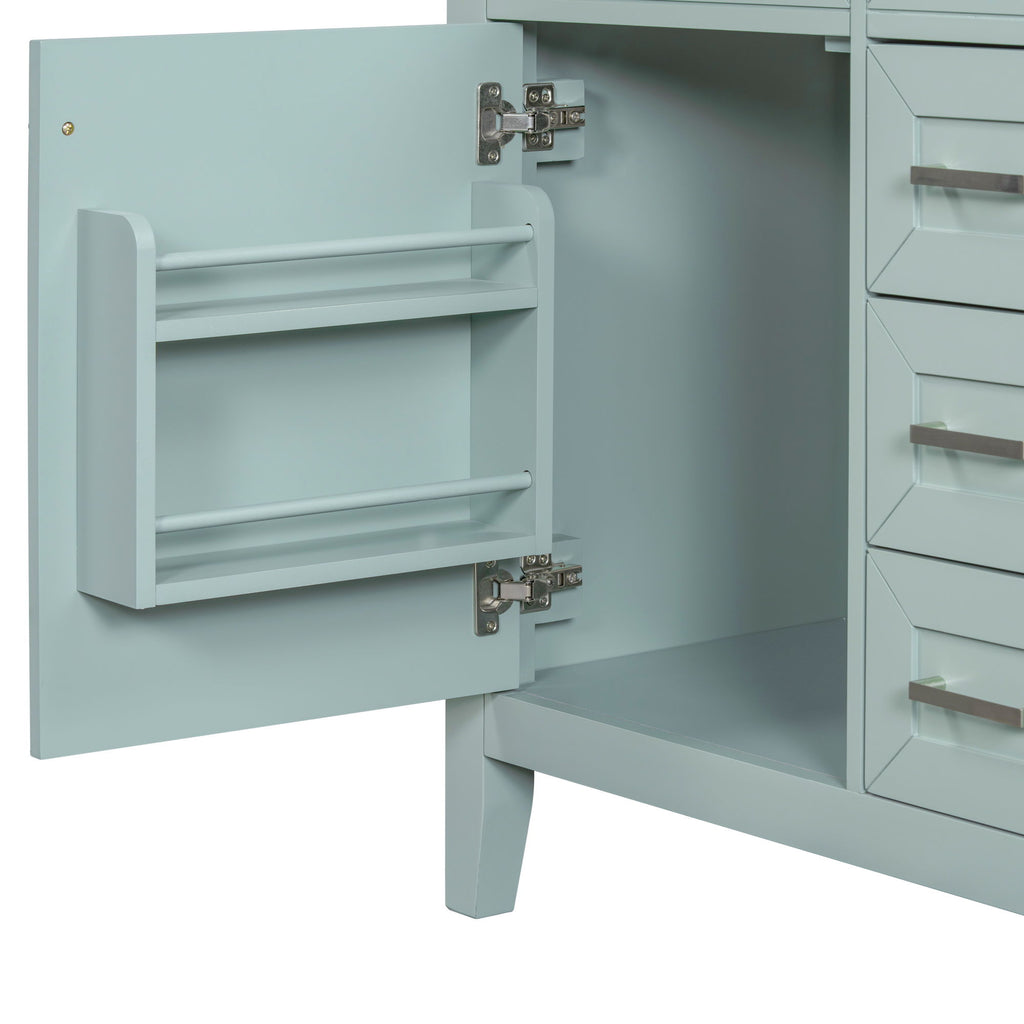 Modern Bathroom Vanity Base Only With Drawers, Freestanding Design