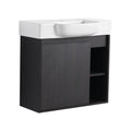 Wall Mounted Bathroom Vanity With Sink, Soft Close Door