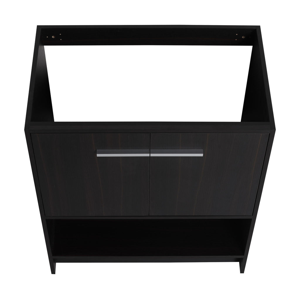 Modern Freestanding Bathroom Vanity With 2 Doors