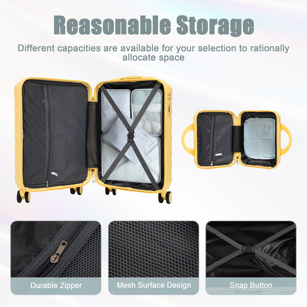 Spinner Luggage Set With Combination Lock