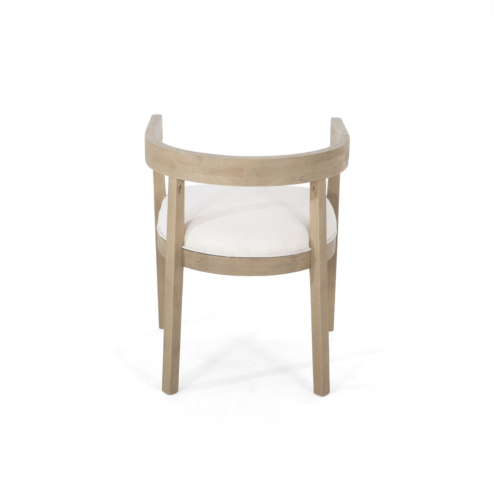 Contemporary Dining Chair Set With Armrests