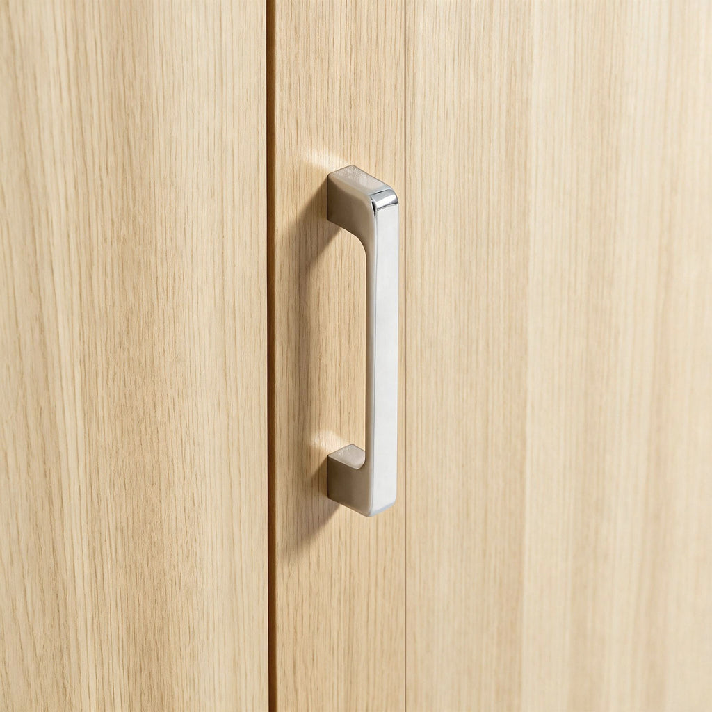 Tall Freestanding Bathroom Storage Cabinet With Adjustable Shelves And Side Hooks