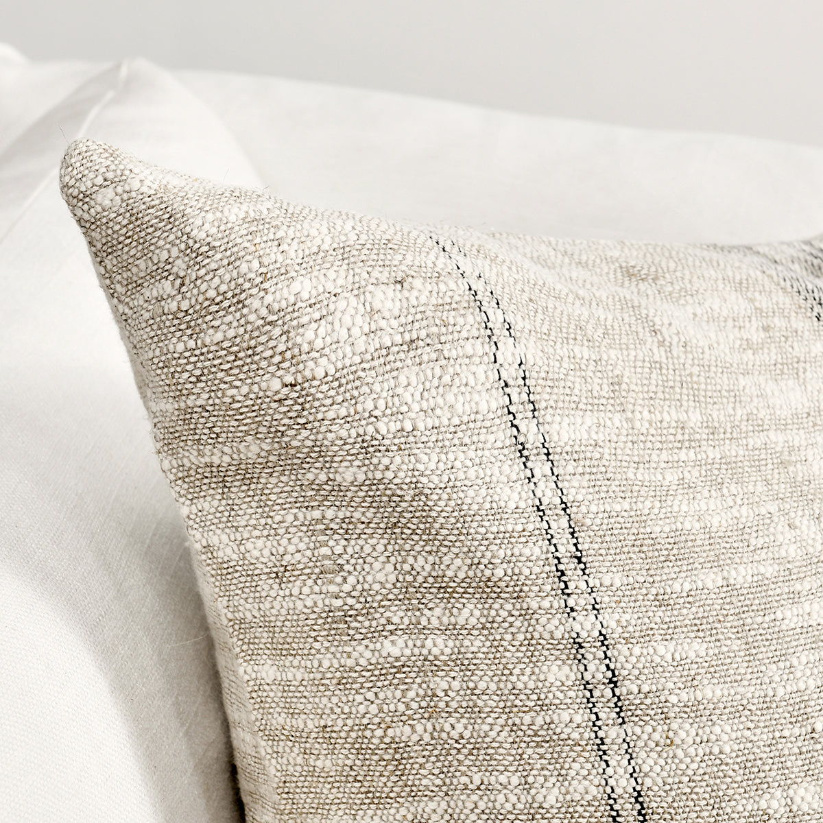 Ria - 36" x 16" Pillow - Natural / Black