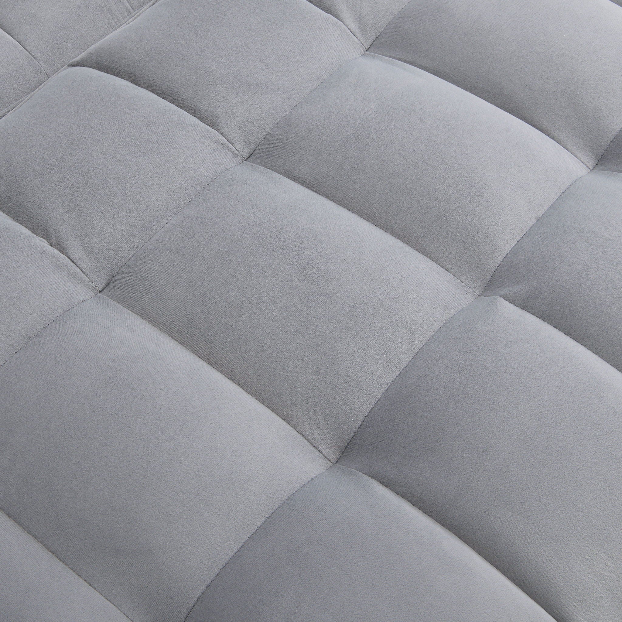 Modern Loveseat With Pullout Bed, Adjustable Reclining Backrest