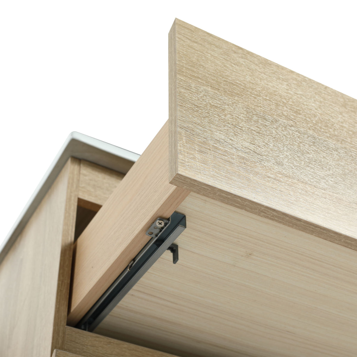 Wall Mounted Bathroom Vanity And Sink, 2 Soft Close Drawers