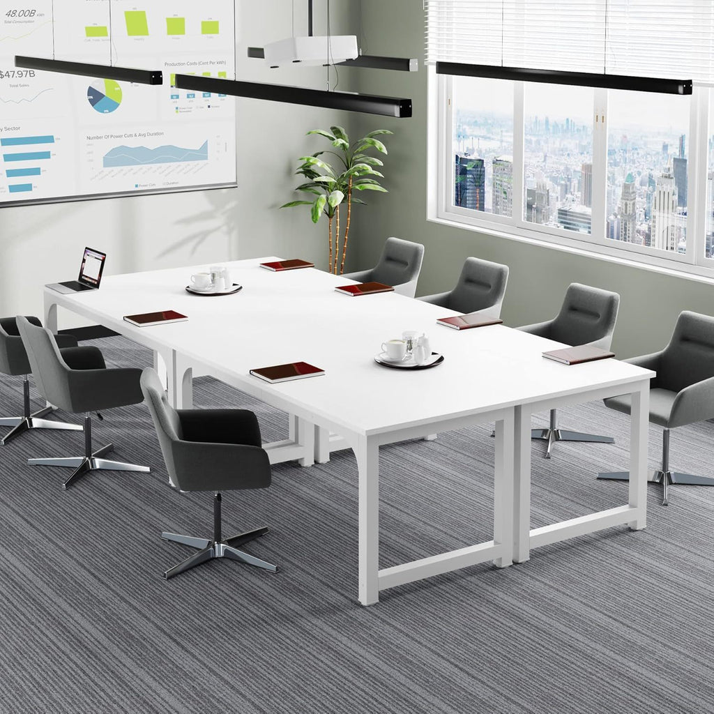 Executive Office Desk, Large Modern Computer Workstation