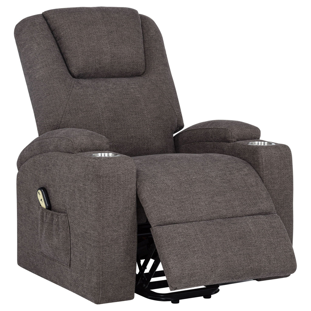 Power Lift Massage Recliner With Heat And Remote Control