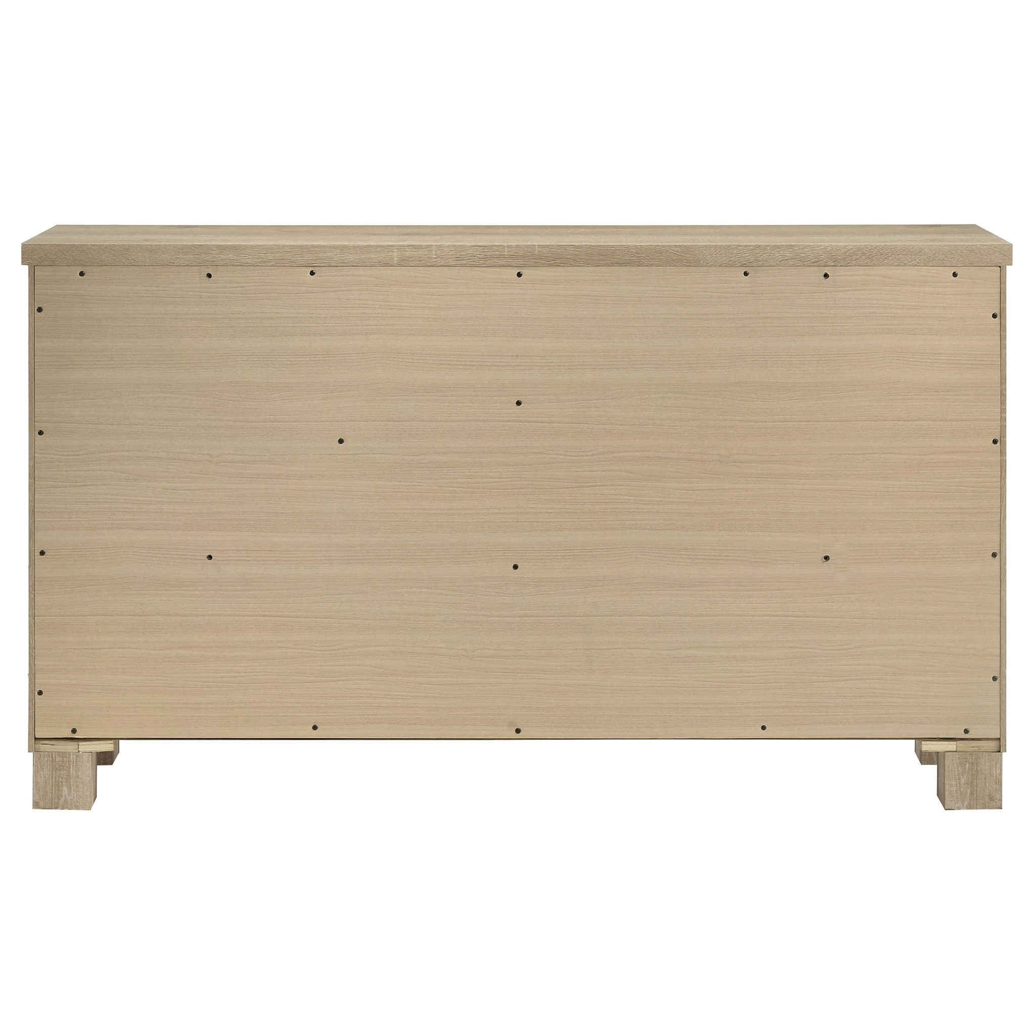 Sansome - 6 Drawer Bedroom Dresser With Pulls - Oak