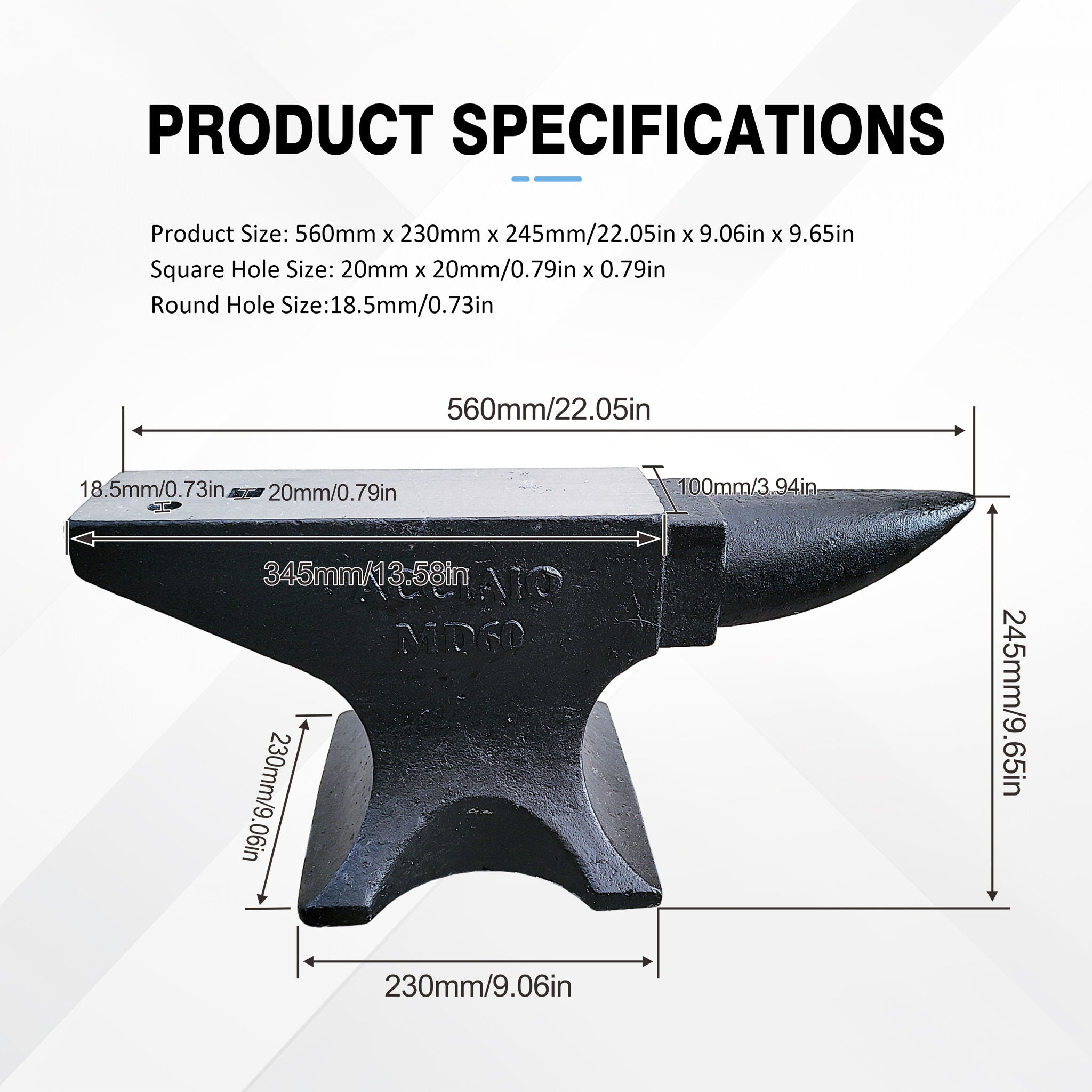 Rugged Round Horn Anvil