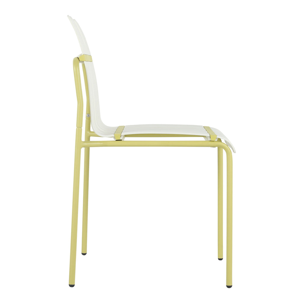 4 Piece Set Of Modern Color Block Designed Single Chairs