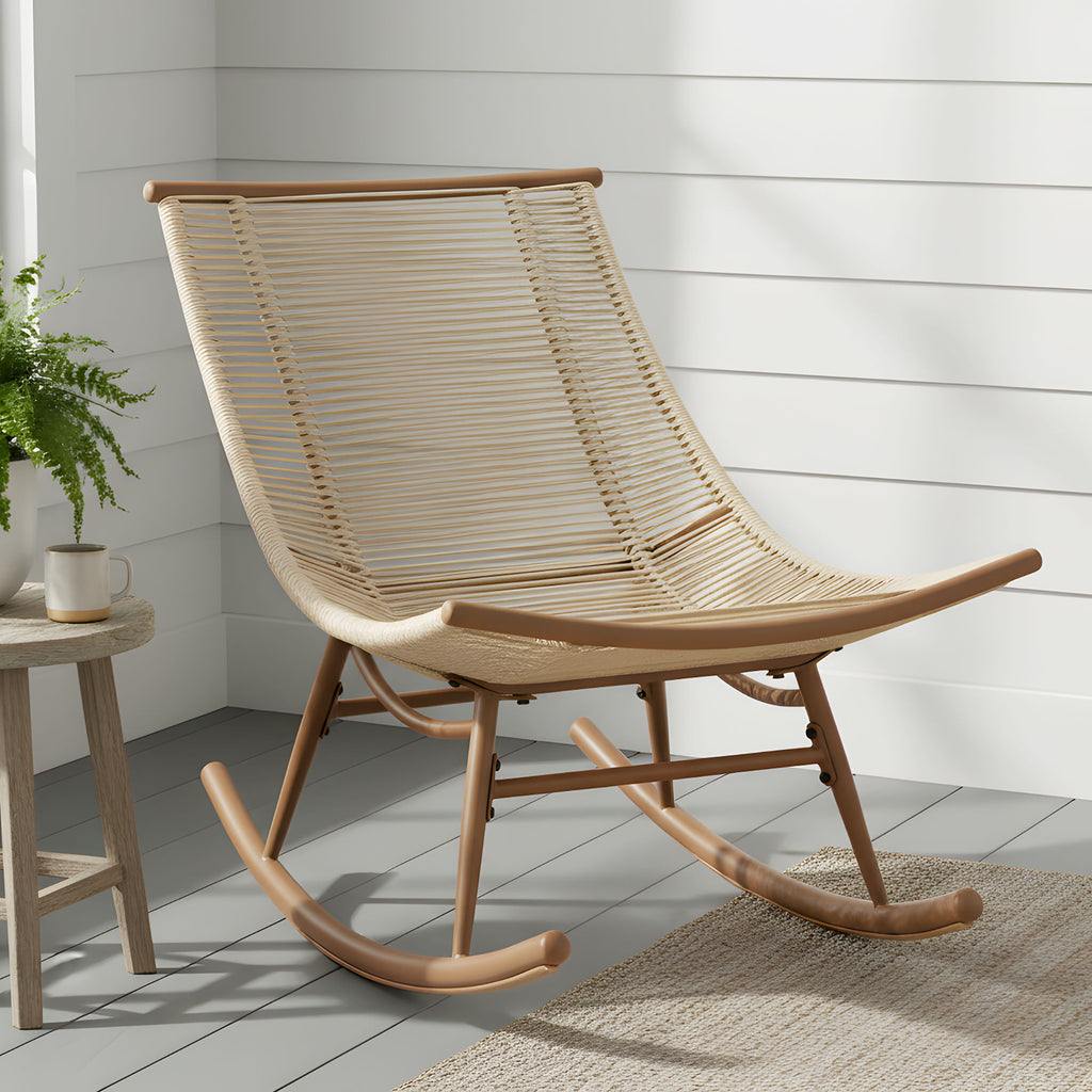 Outdoor Rocking Chair - Beige