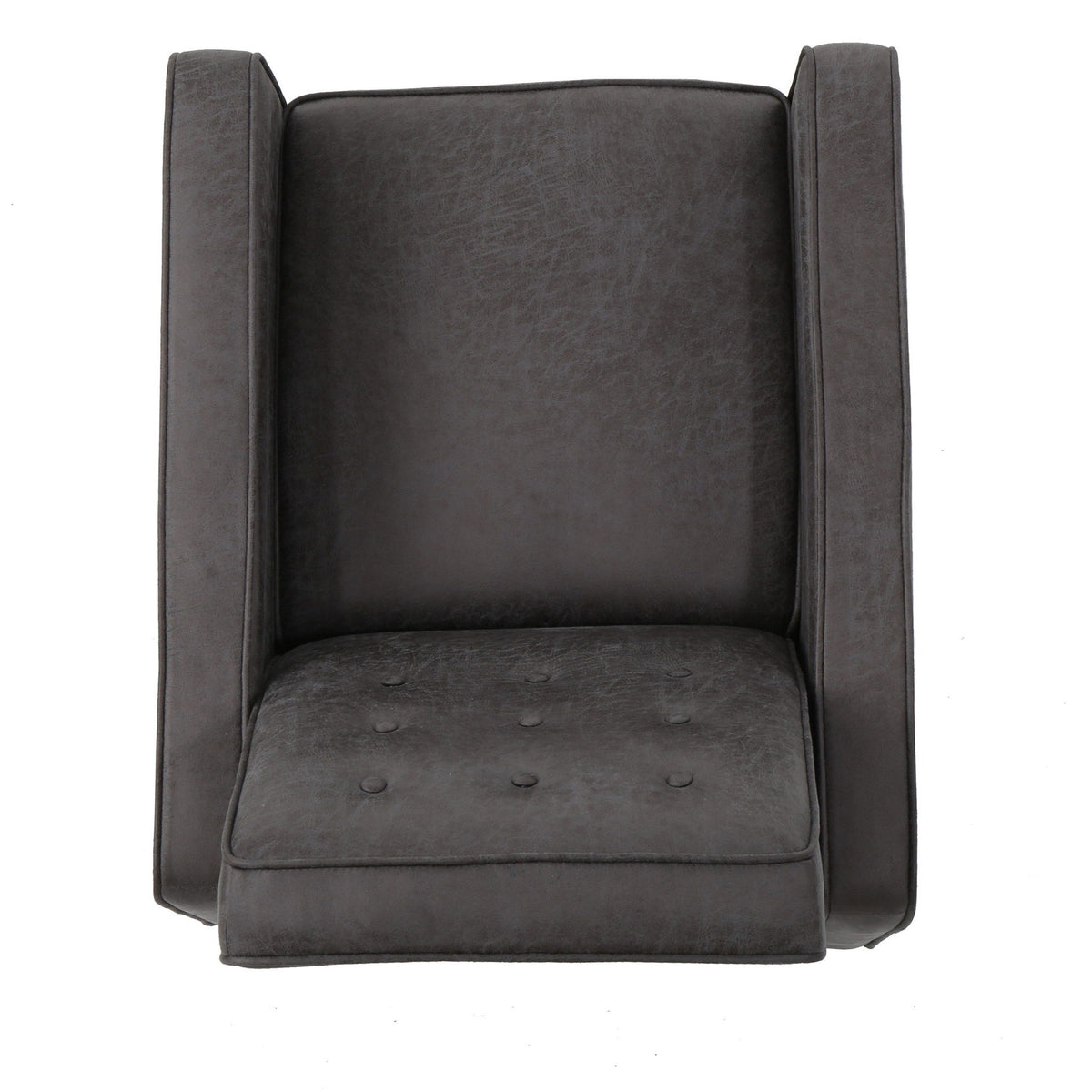 Macedonia - Button Tufted Fabric Recliner - Slate