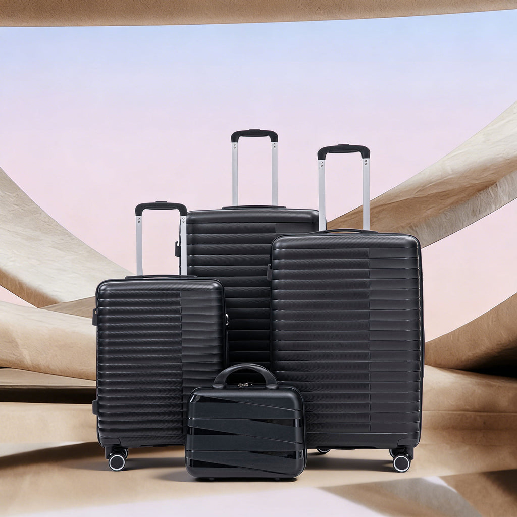 4 Piece Luggage Set, Combination Lock