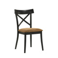 Hillary - Side Chair (Set of 2) - Black / Brown